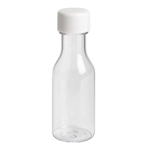 Mini garrafinha pet 50ml branco 10 unidades