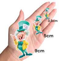 Aplique Alice no pais das maravilhas Chapeleiro Aplique Alice no pais das maravilhas Chapeleiro
