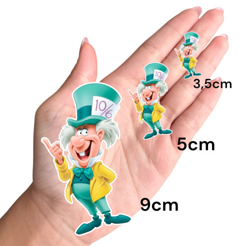 Aplique Alice no pais das maravilhas Chapeleiro Aplique Alice no pais das maravilhas Chapeleiro