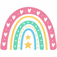 Arco iris Boho 02 (1 a 10un)