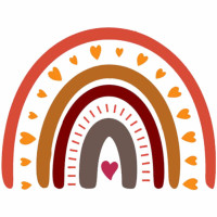 Arco iris Boho 05 (1 a 10un)