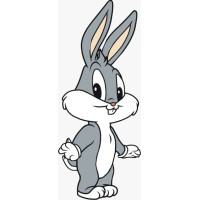 Baby looney tunes pernalonga (1 a 10un)