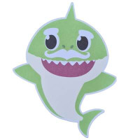 Baby shark verde.(de 1 a 10 und)