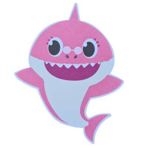 Baby shark rosa.(de 1 a 10 und)