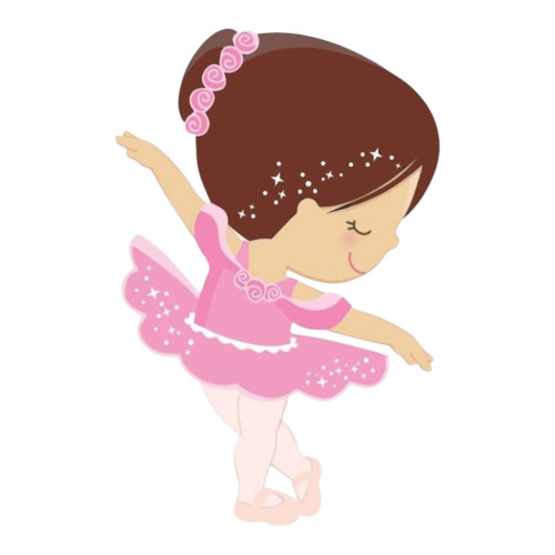 Aplique bailarina morena