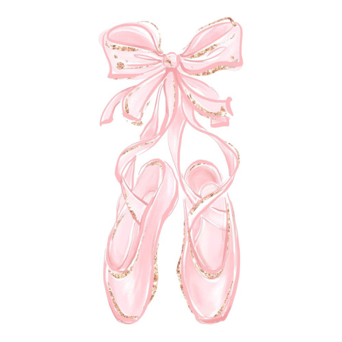 Aplique Bailarina sapatilha rosa