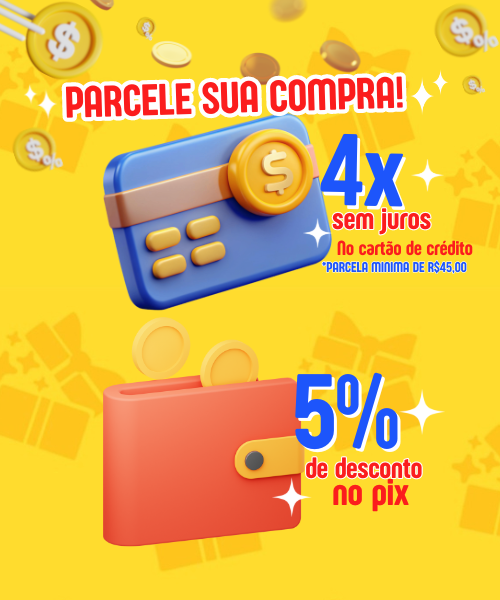 4 X SEM JUROS