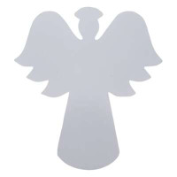 Aplique Anjo branco batizado