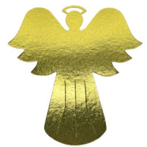 Aplique Anjo dourado batizado