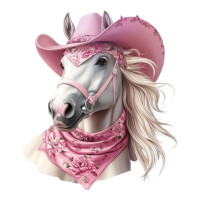 Aplique Boiadeira cavalo