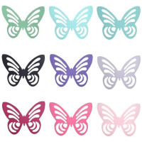 Aplique Borboleta 5cm color plus (10und)