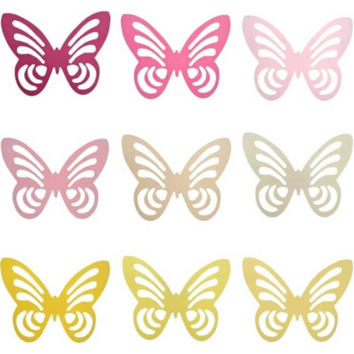 Aplique Borboleta 27cm color plus (und)