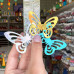 Aplique borboleta laminado