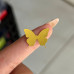 Aplique borboleta lisa papel laminado