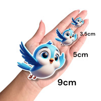 Aplique Branca de neve passarinho