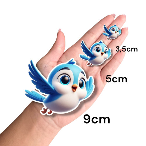 Aplique Branca de neve passarinho