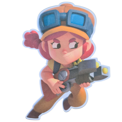 Brawl star jessie.(de 1 a 10 und)