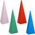 Caixa color pirâmide