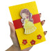 Capa para convite color texturizada 15x 9,5