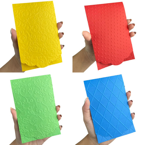 Capa para convite color texturizada 14,5 x 9,5