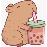 Aplique Capivara (Milkshake)