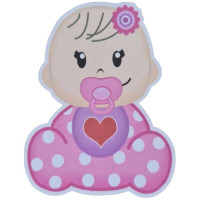 Cha de Bebe rosa.(1 a 10 un)