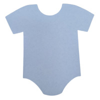 Cha de Bebe Body azul .(1 a 10 un)