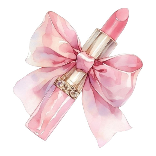 Aplique chá de lingerie batom