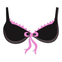 Aplique chá de lingerie sutiã