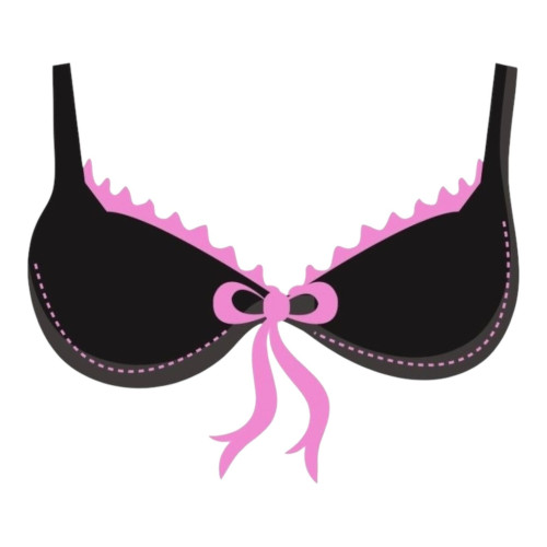 Aplique chá de lingerie sutiã
