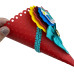 Caixa color cone deitado