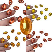 Chaton oval 13x18mm base diamante(10un)