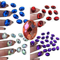 Chaton oval 10x14mm base reta(10un)
