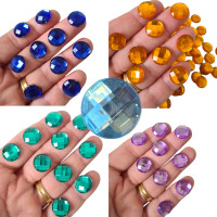 Chaton redondo sextavado 12mm  (10un)
