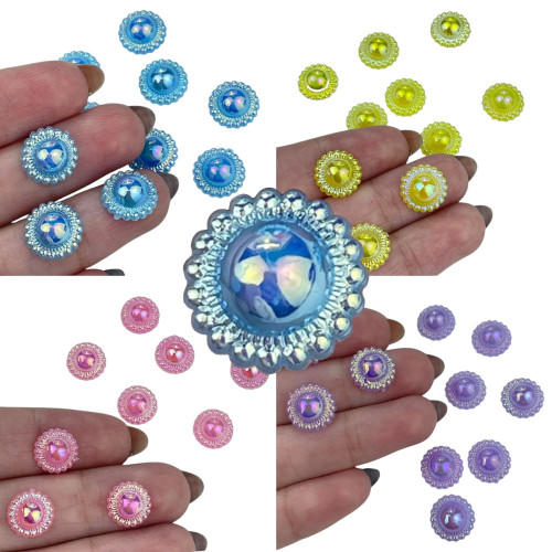 Chaton redondo flor 8mm