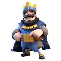 Aplique Clash Royale rei azul Aplique Clash Royale rei azul