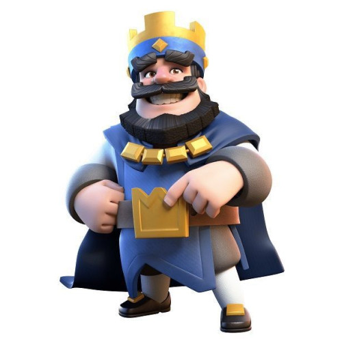 Aplique Clash Royale rei azul Aplique Clash Royale rei azul
