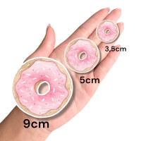 Aplique doceria donuts rosa