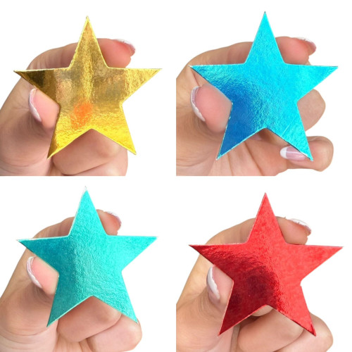 Aplique estrela laminado