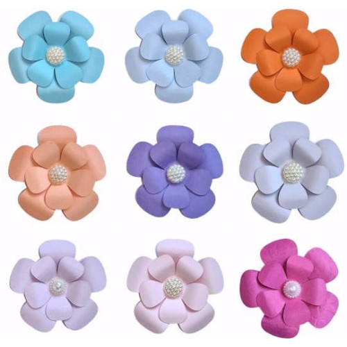 Aplique flor 2 camadas 5cm (10und)