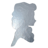 Elsa frozen busto prata.(1 a 10 und)