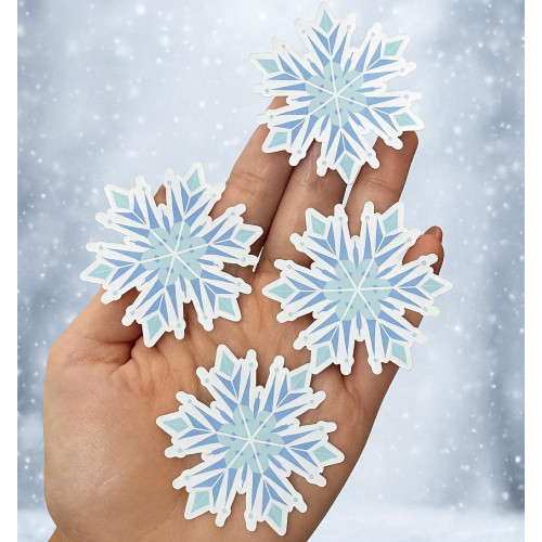 Aplique frozen (floco de neve azul)