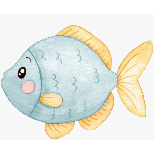 Aplique fundo do mar (Peixe 2)