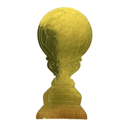 Aplique futebol (troféu dourado)