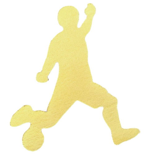 Aplique futebol (jogador dourado)