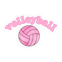 Aplique volei bola rosa volleyball
