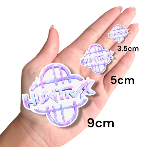 Aplique Huntrix logo