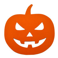 Abobora halloween.(de 1 a 20 und)