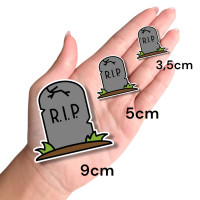Aplique Halloween lapide RIP