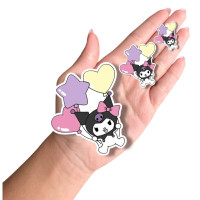 Aplique Hello Kitty Kuromi balões